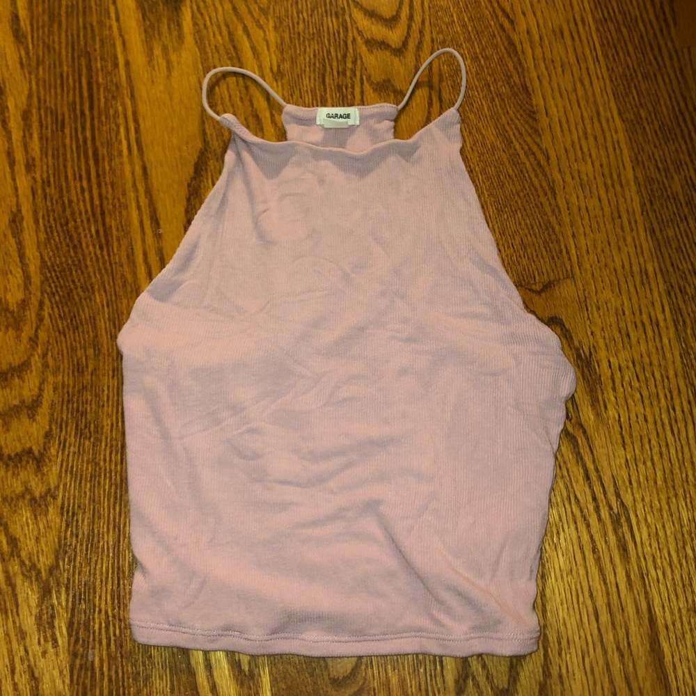 garage halter top